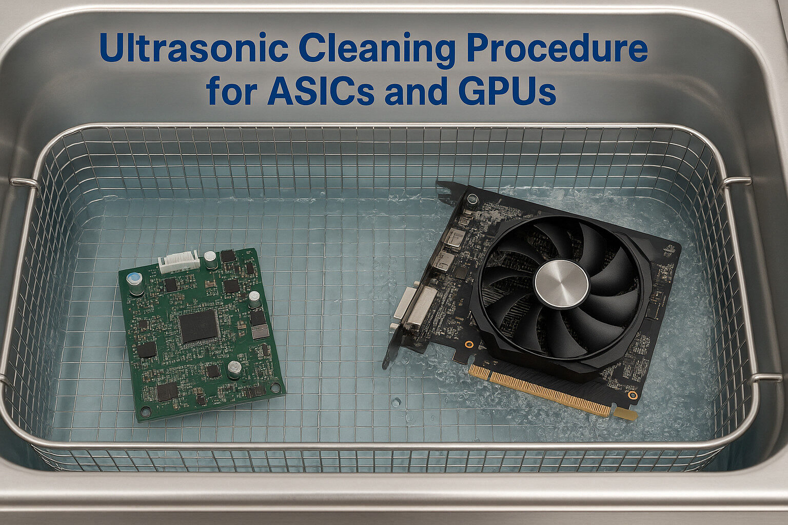 mining rig ultrasonic cleaning