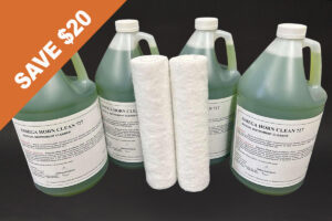 group of bottles with a roll of toilet paper next to them in an industrial setting related to the Music Base Bundle